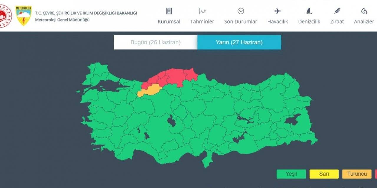 Vatandaşlar Zonguldak, Bartın ve Karabük’te sel ve su taşkınlarına karşı uyarılıyor