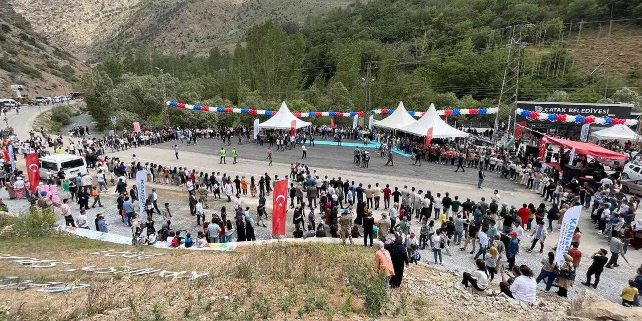 Çatak’ta “Kanispi, Ceviz, Bal, Alabalık ve Rafting Festivali” coşkusu