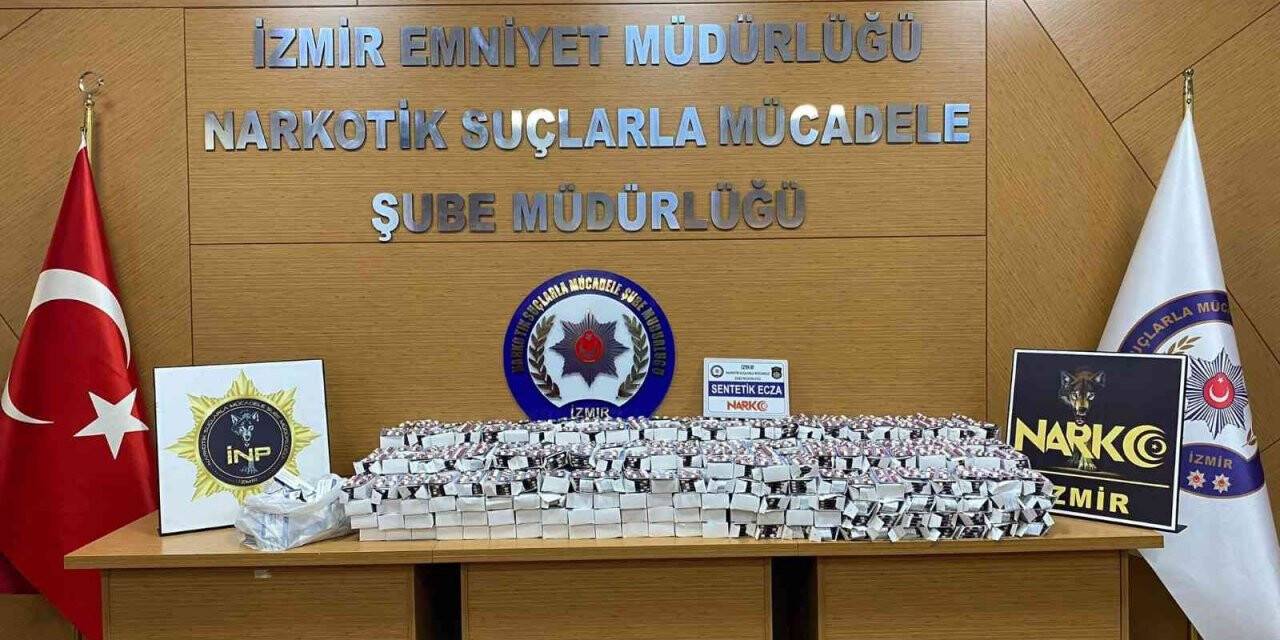 Kargoyla sentetik hap sevkiyatı, polis takibine takıldı: 2 tutuklama