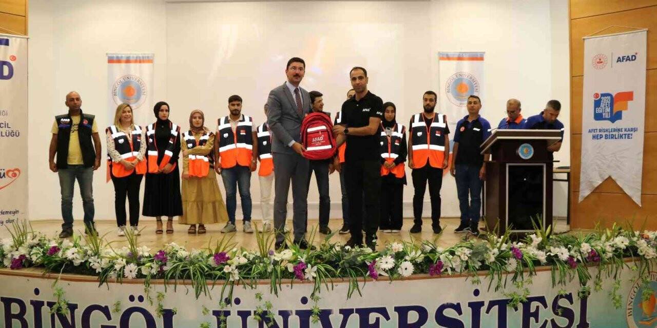 Bingöl’de 274 kişi AFAD gönüllüsü oldu