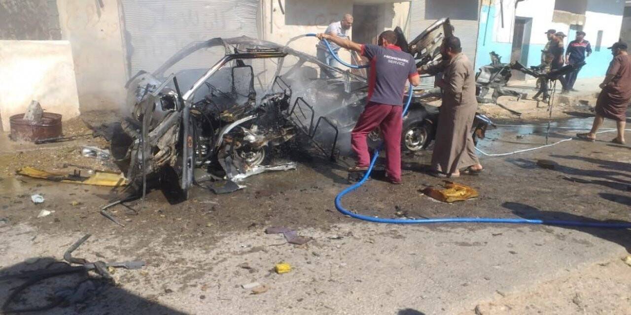 Cerablus’ta araçta patlama: 3 yaralı