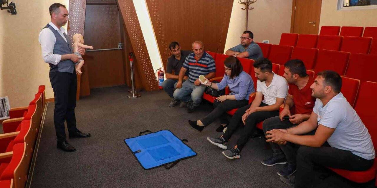 Talas personeline ilk yardım eğitimi