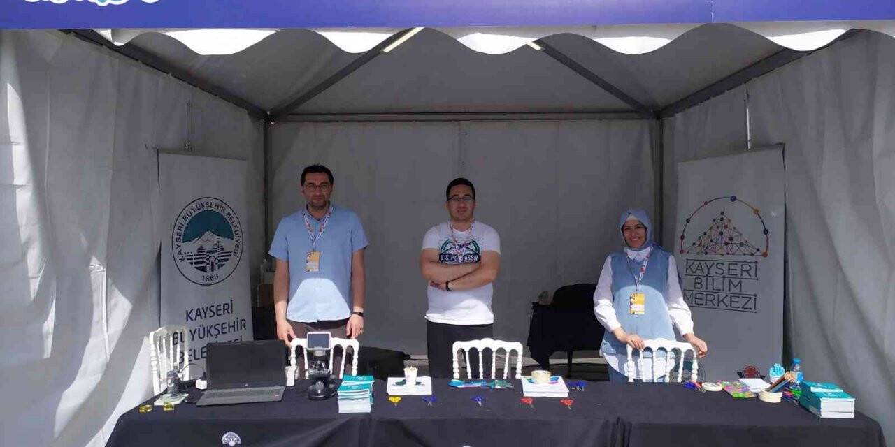 Kayseri Bilim Merkezi, Konya Bilimfest’te ilgi odağı oldu