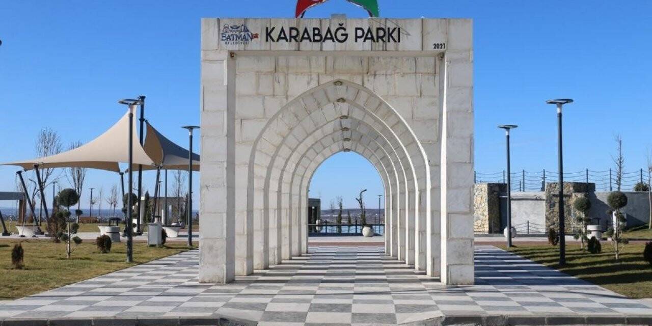 Batman’da 15 bin metrekarelik “Karabağ parkı” açılışa hazır