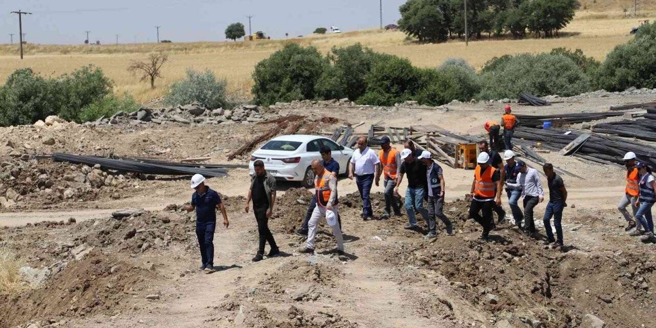 Hani ilçesinde atıksu arıtma tesisinde çalışmalar devam ediyor
