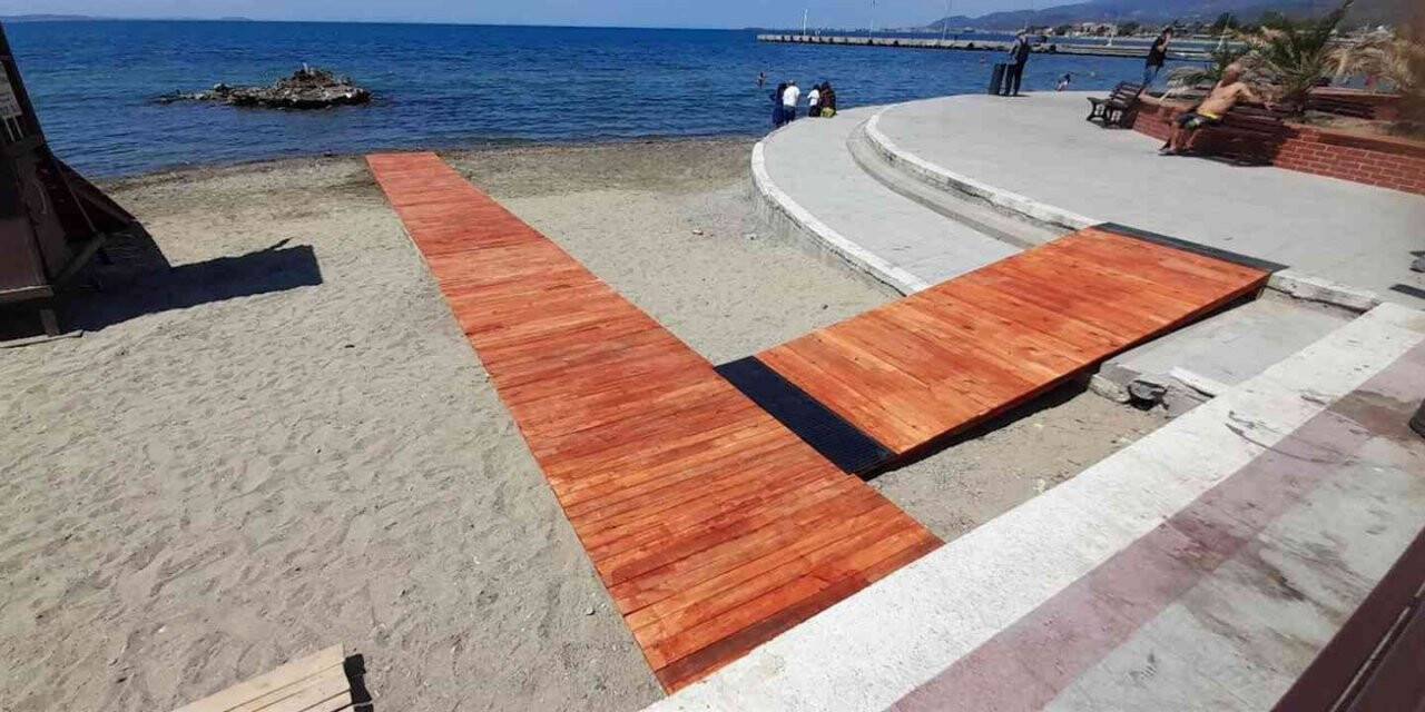 Balıkesir Büyükşehir Belediyesinden engelli dostu plajlar