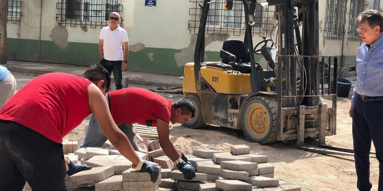 Başkan Arslan çalışmaları yerinde inceliyor