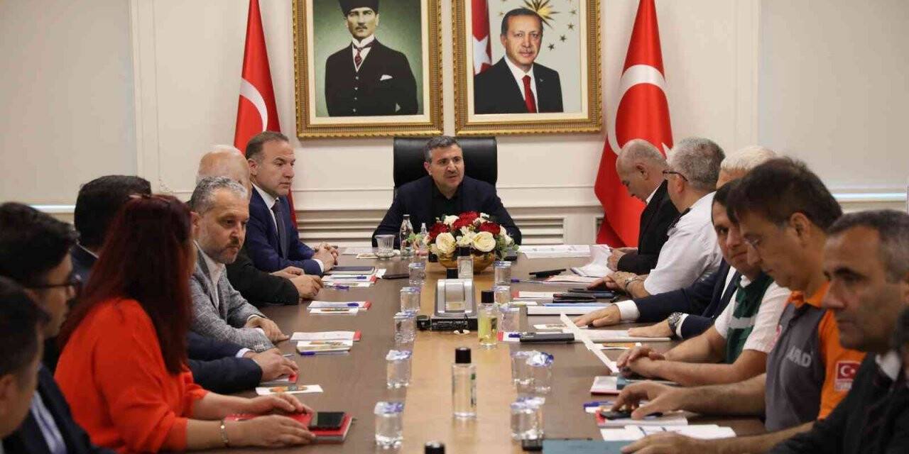 Düzce’de etkili olması beklenen yağış için alınan tedbirler görüşüldü