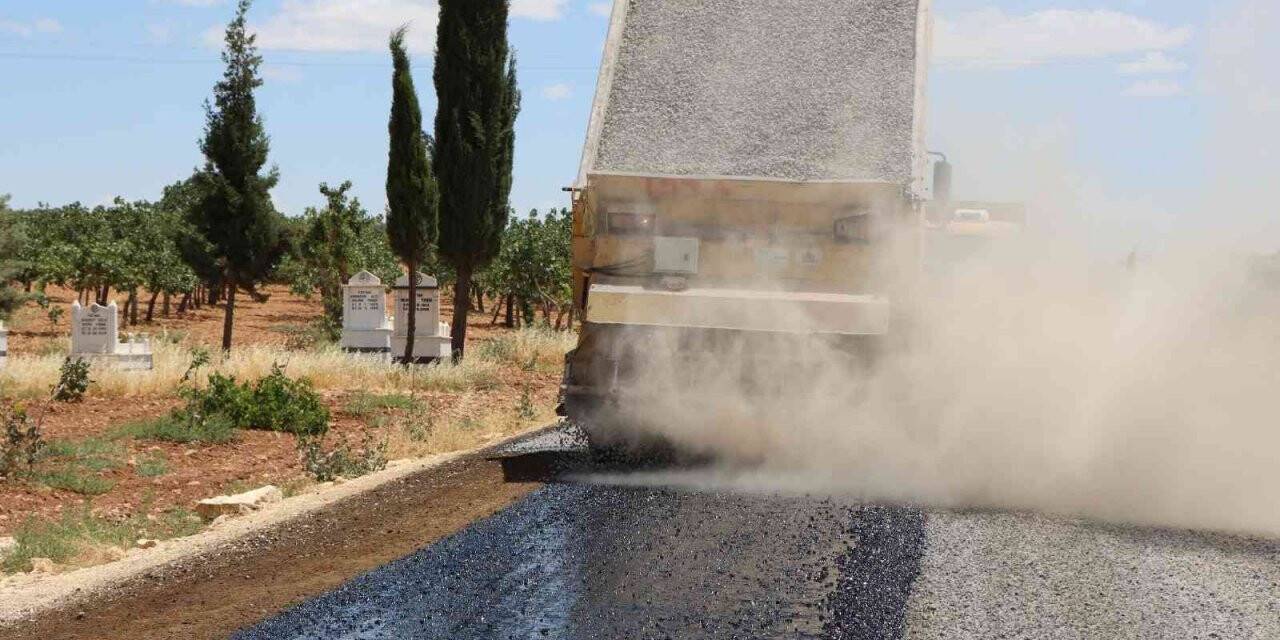 Suruç’ta sathi asfalt çalışması