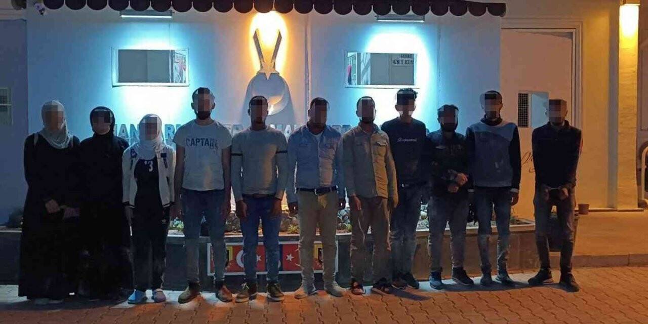 Gaziantep’te 10 düzensiz göçmen yakalandı