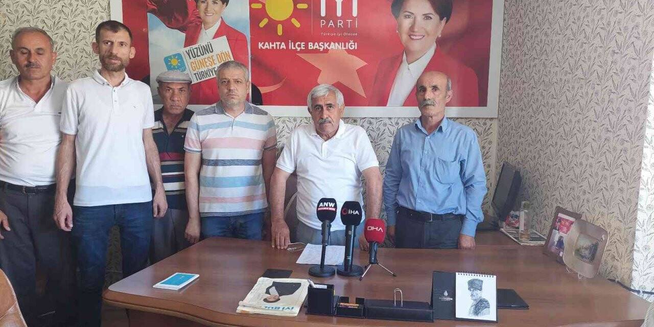 İyi Parti Kahta İlçe Teşkilatı istifa etti