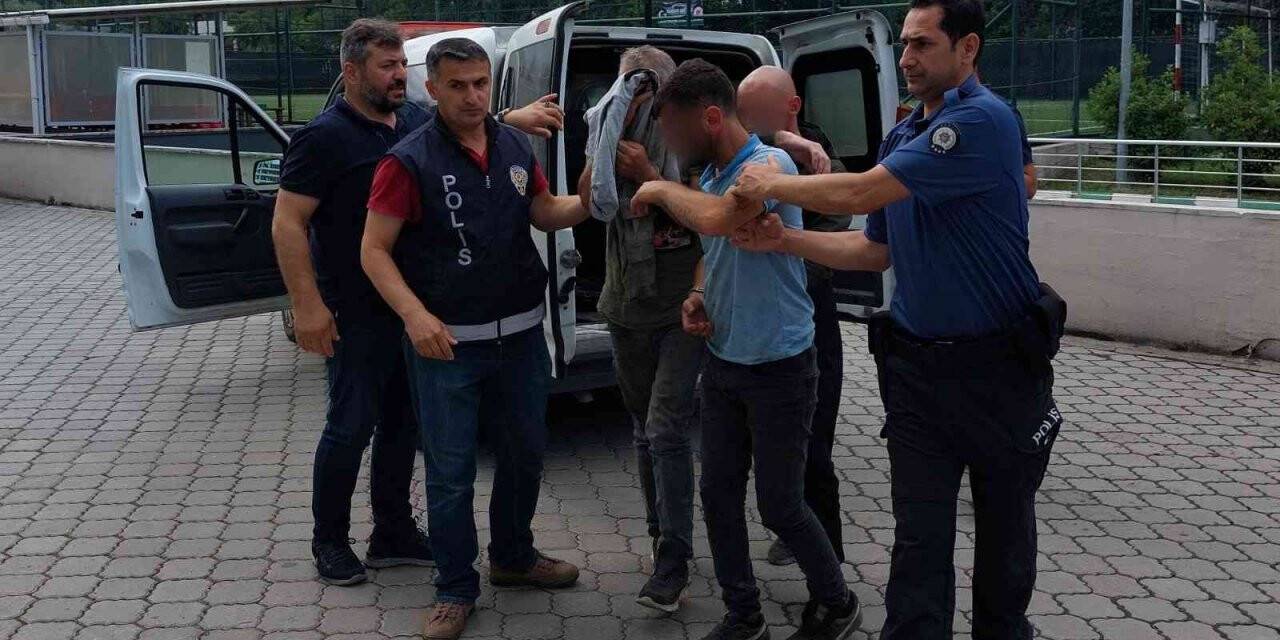Samsun’da hırsızlık suçundan 3 kişiye gözaltı