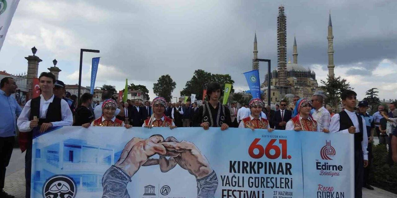 661. Tarihi Kırkpınar Yağlı Güreşleri Festivali başladı