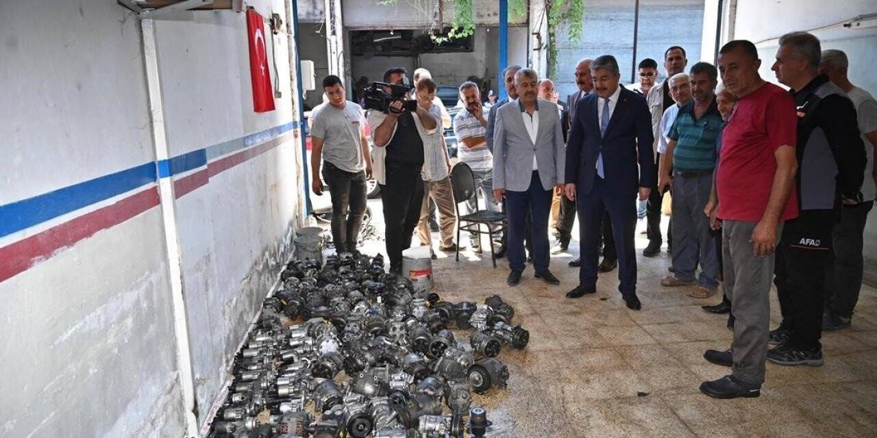 Vali Yılmaz: "Devletimiz yağışlardan zarar gören esnafımızın yanında"