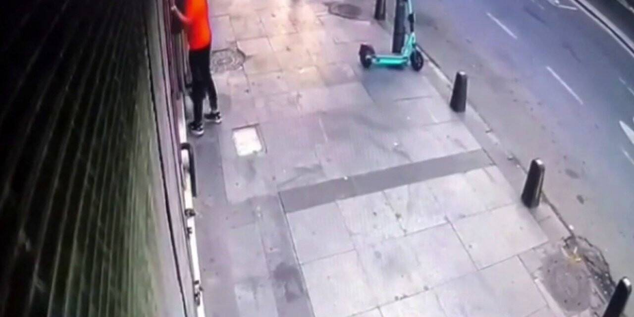 Bina girişlerindeki diyafonları çalan şüpheli yakalandı