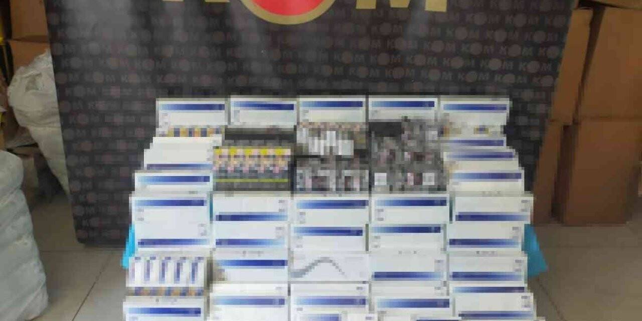 Hatay’da kaçak sigara operasyonu