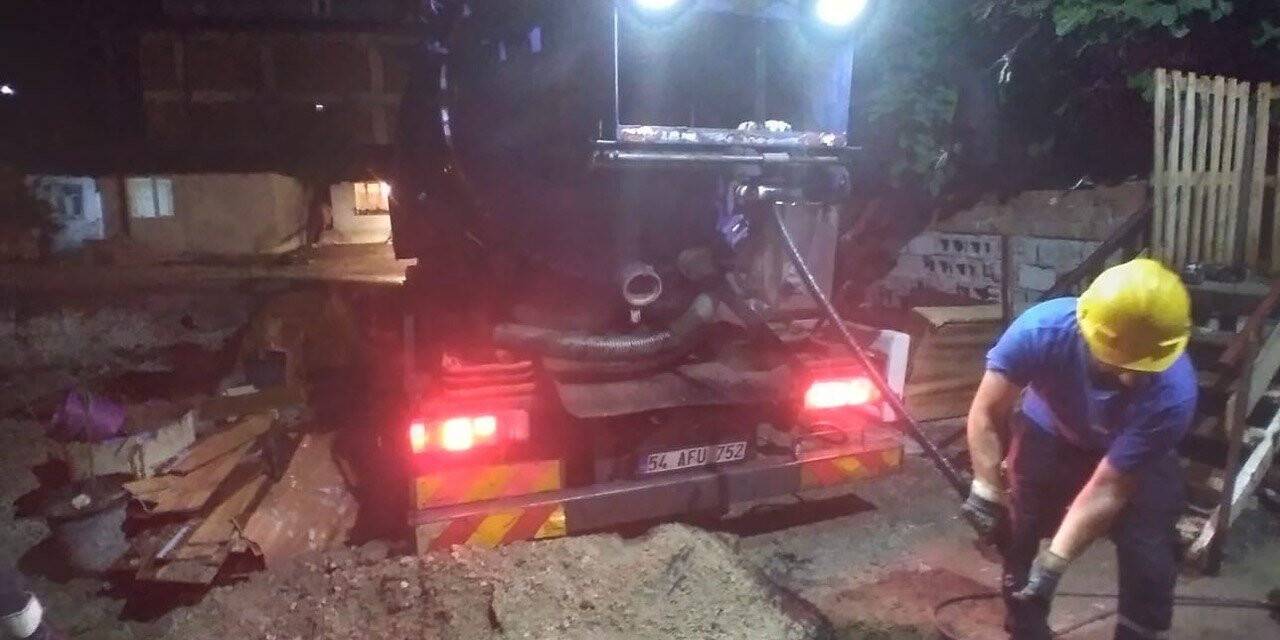 Jandarma karakolunda yaşanan su baskınına anında müdahale