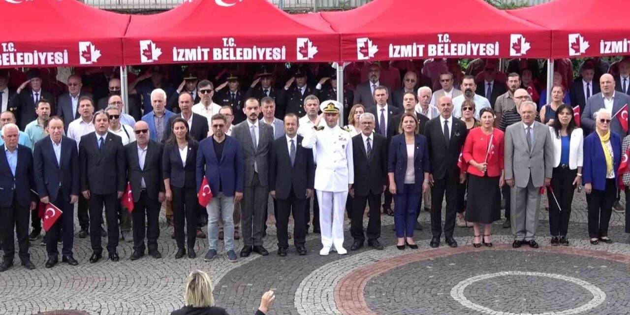 İzmit’in işgalden kurtuluşunun 101. yılı törenle kutlandı