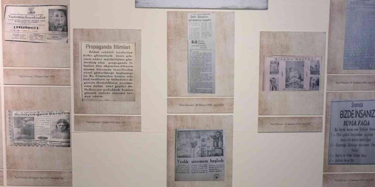 Giresun’un 76 yıllık sinema tarihi önce tez konusu oldu, sonra sergisi açıldı