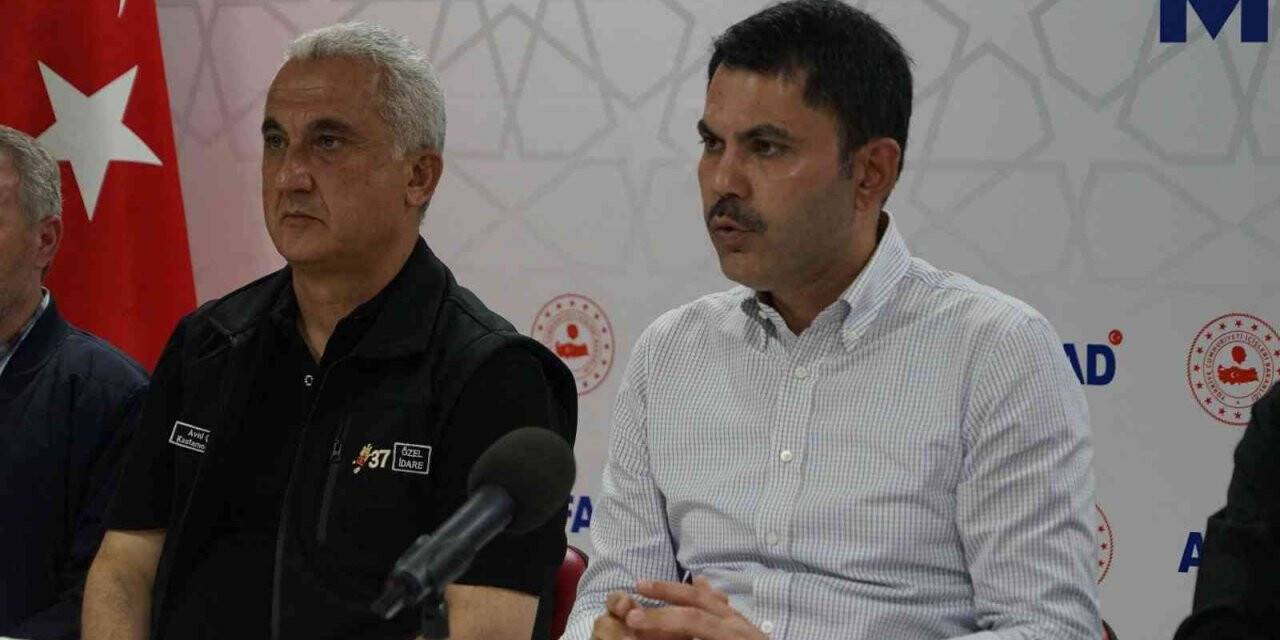 Çevre, Şehircilik ve İklim Değişikliği Bakanı Kurum: "16 binada 36 bölümün ağır hasarlı olduğu veya yıkık olduğunun tespitini yaptık”