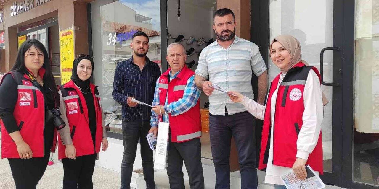 Çekerek’te erkekler ’kadına şiddete hayır’ dedi