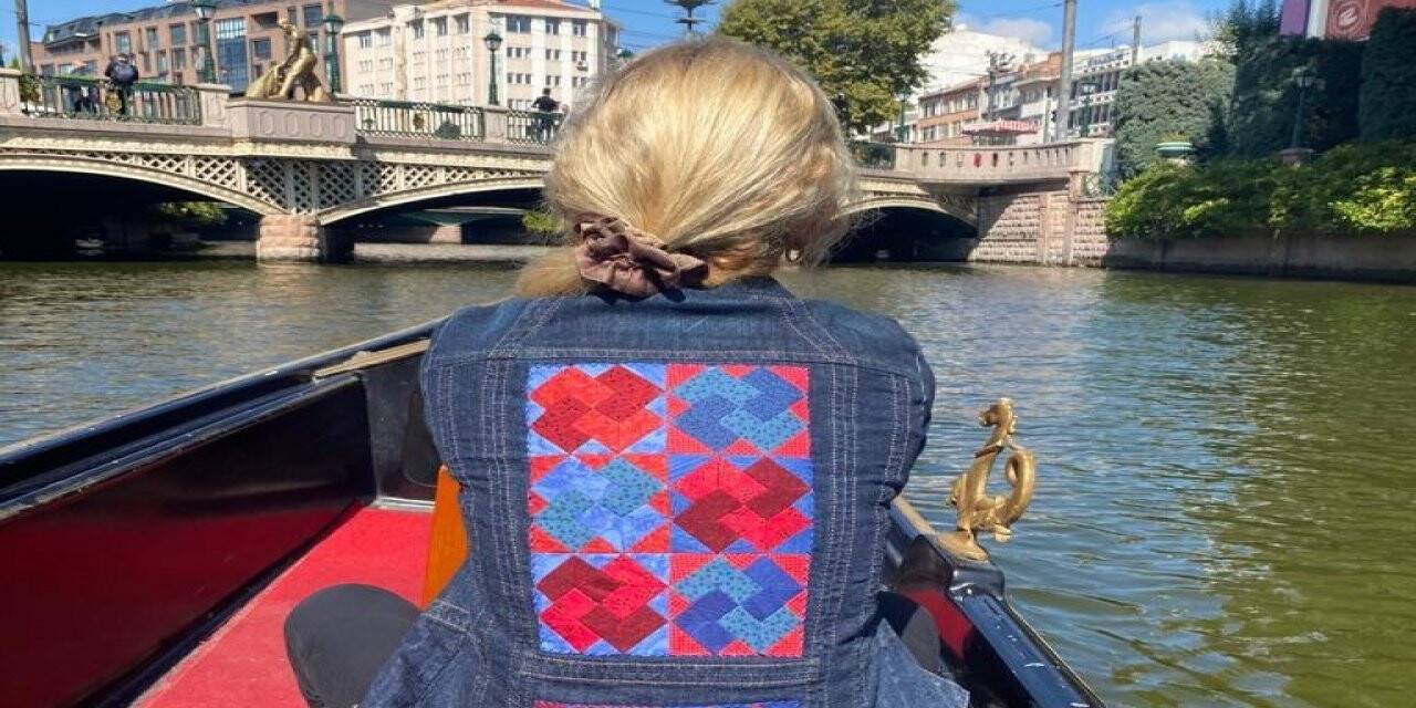 Unutulan kırk yama sanatı kot ceketlerle yeniden modaya dönüştü