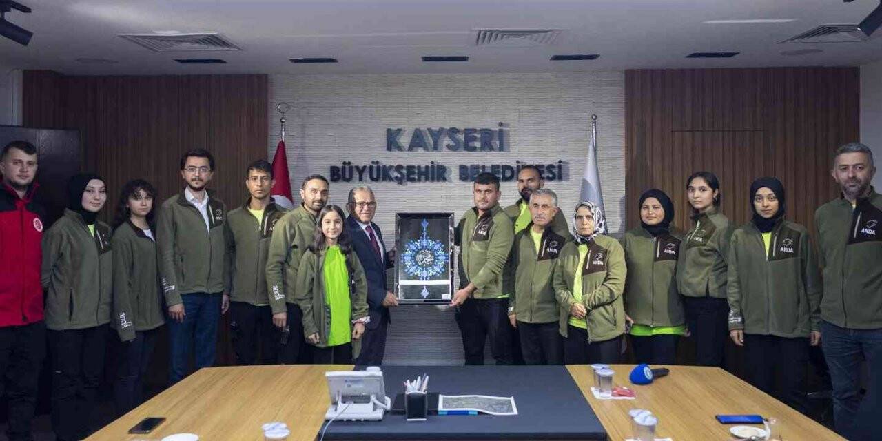 Başkan Büyükkılıç, ANDA Kayseri ekibini ağırladı