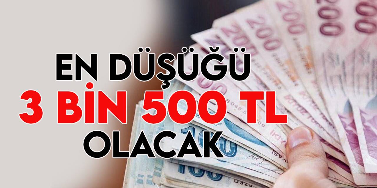 En düşük emekli aylığı 3 bin 500 TL olacak