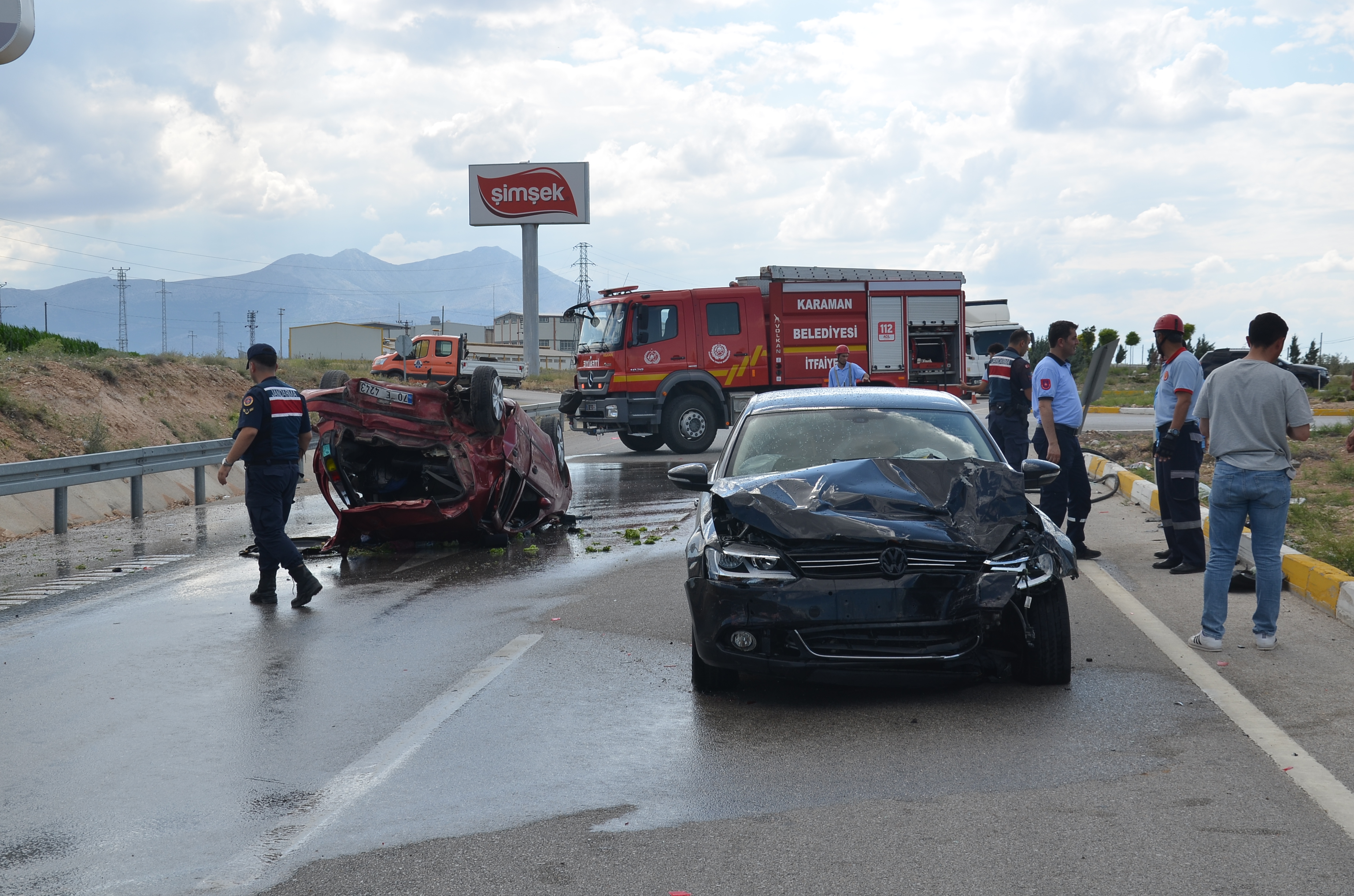 Karaman-Konya Kara Yolu'nda kaza
