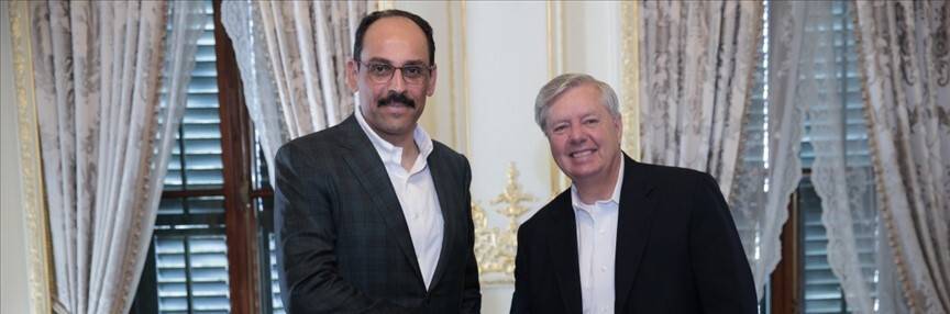 Cumhurbaşkanlığı Sözcüsü Kalın, ABD'li Senatör Graham ile görüştü