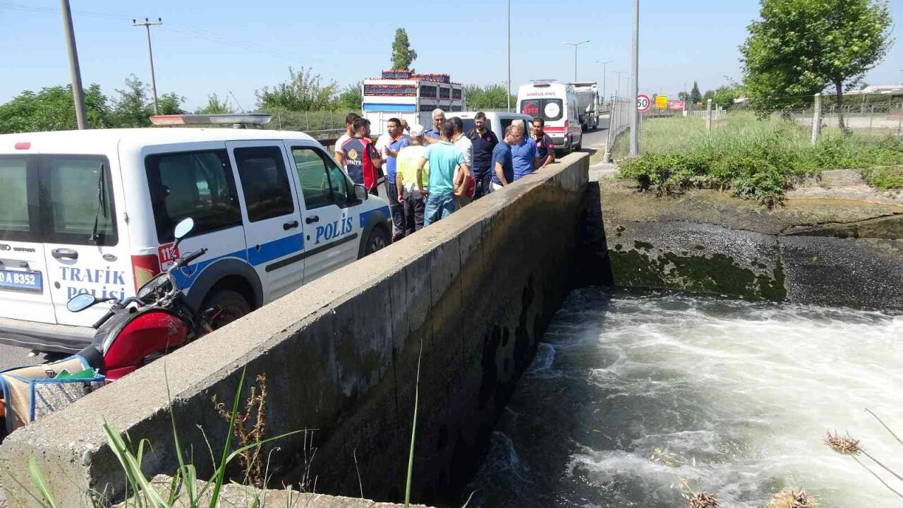 Osmaniye’de sulama kanalına düşen çocuk kayboldu