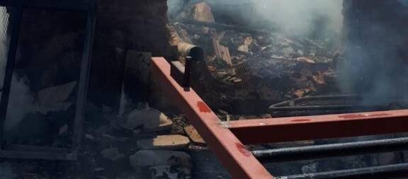 Söke’deki yangında ev kullanılamaz hale geldi