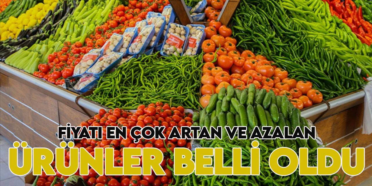 Haziranda fiyatı en çok artan ve azalan ürünler