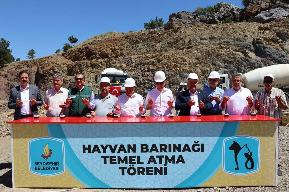 Modern hayvan barınağının temeli atıldı