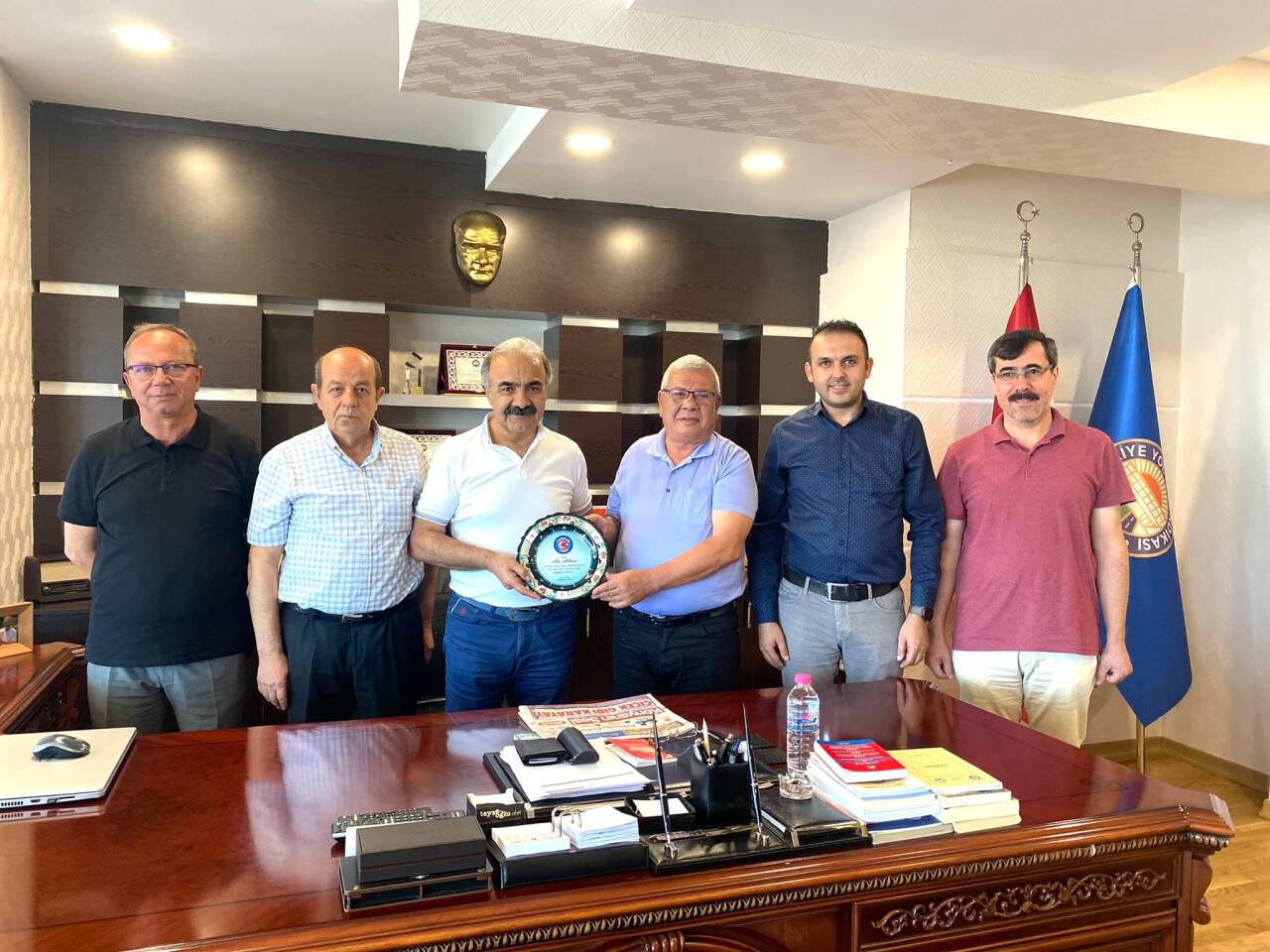 Türk-iş Konya’dan Yol-İş’e  hayırlı olsun ziyareti