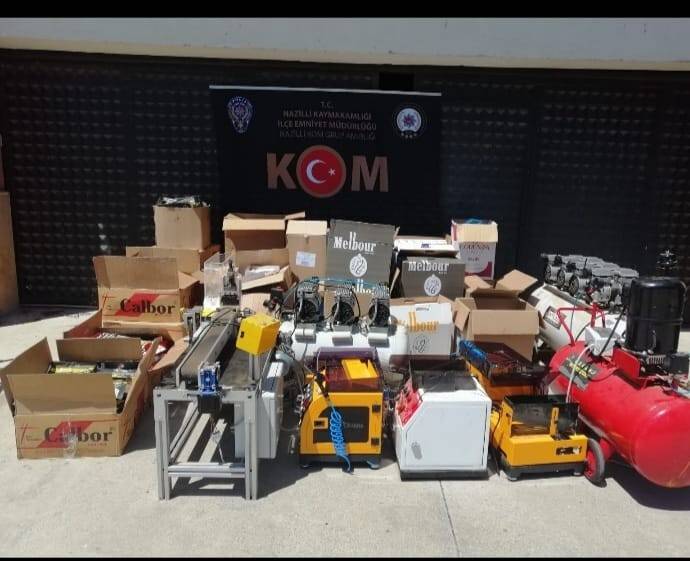 Nazilli’de kaçakçılık operasyonu