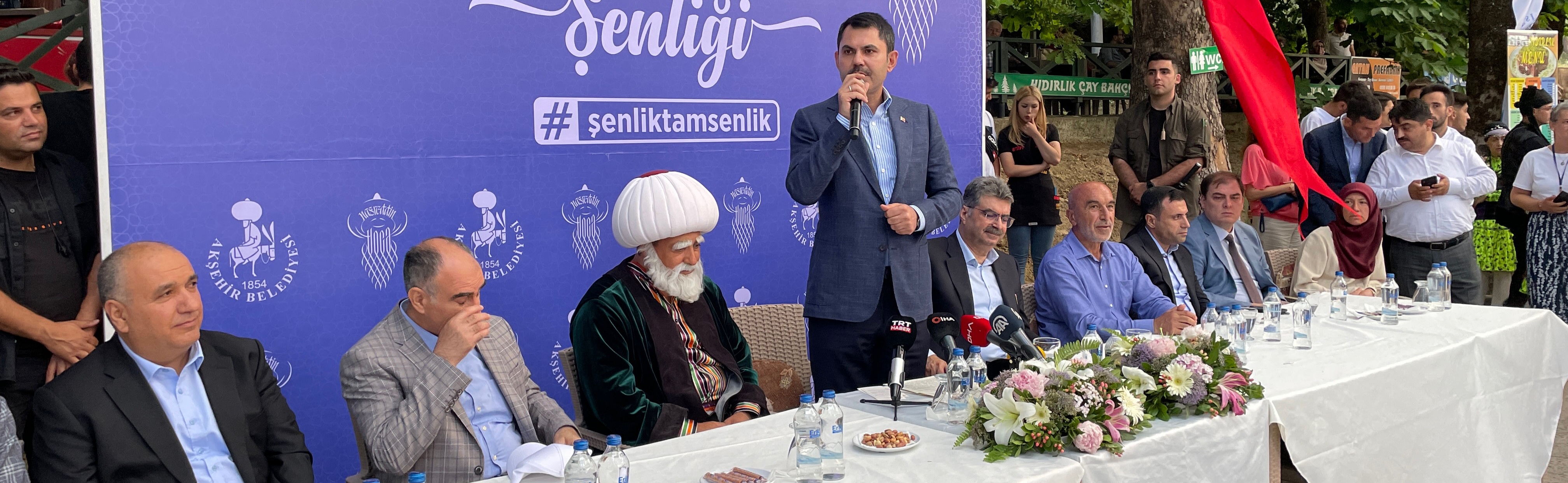 Bakan Kurum, 63. Uluslararası Akşehir Nasreddin Hoca Şenlikleri'nde konuştu