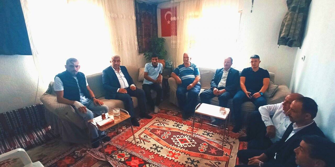 Pençe Kilit Operasyonunda yaralanan askere ziyaret