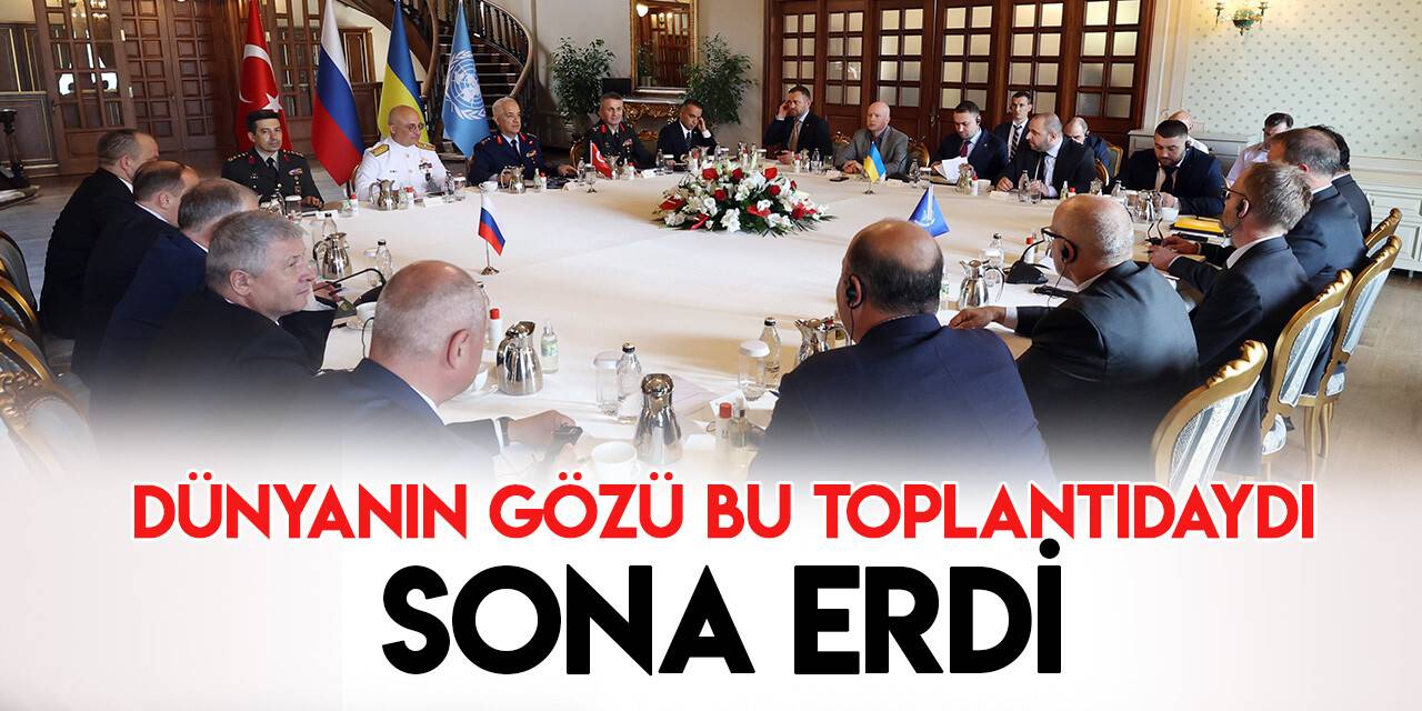 Ukrayna tahılının sevkine ilişkin yapılan dörtlü toplantı sona erdi