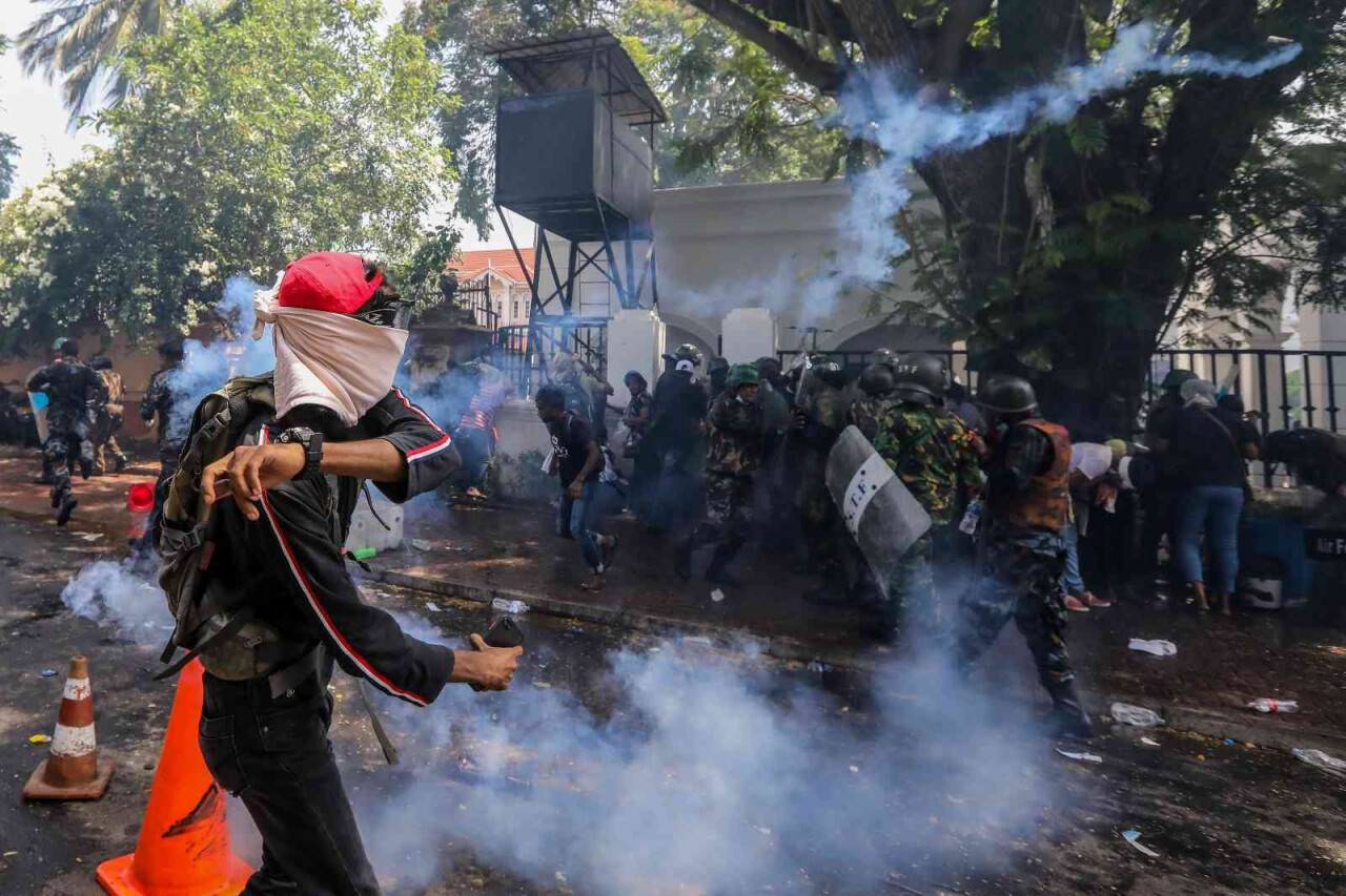 Sri Lanka’daki protestolarda 1 kişi öldü, 84 kişi yaralandı
