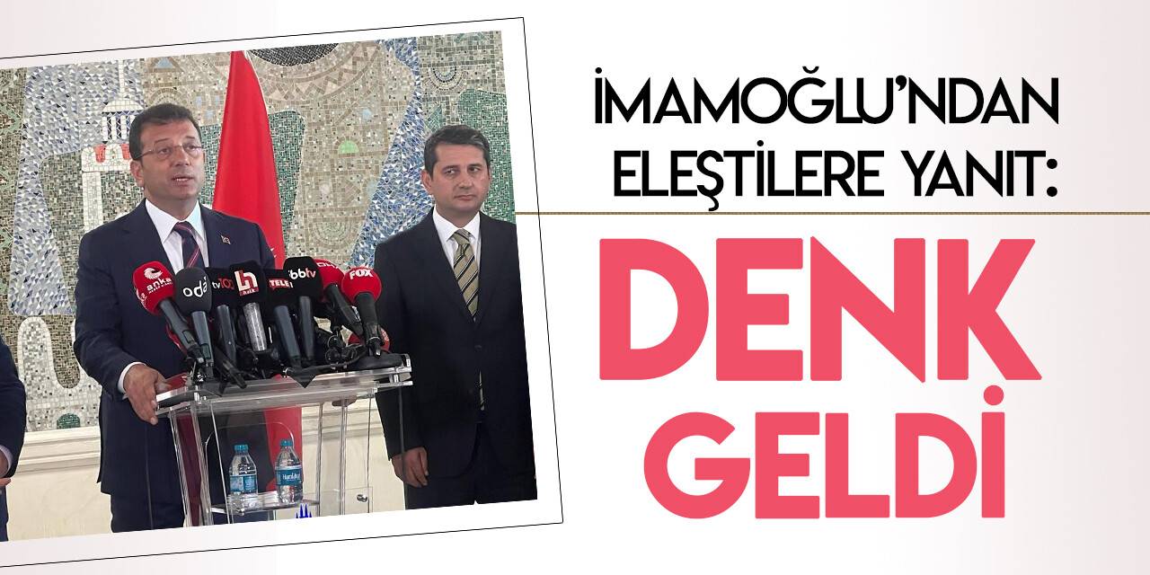 İBB Başkanı İmamoğlu’ndan, "tatil" eleştirilerine cevap