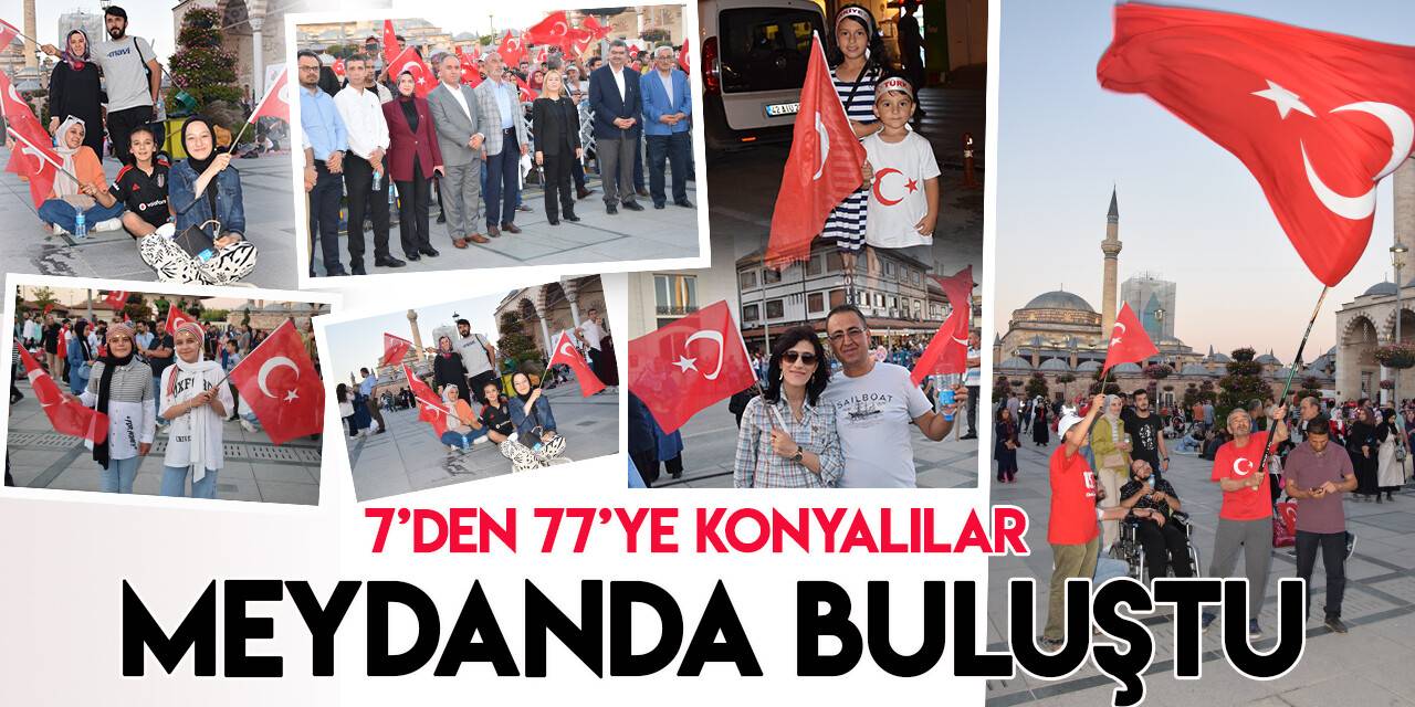 Konya tek yürek oldu