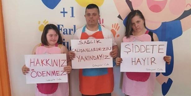 Özel sporculardan sağlık çalışanlarına destek