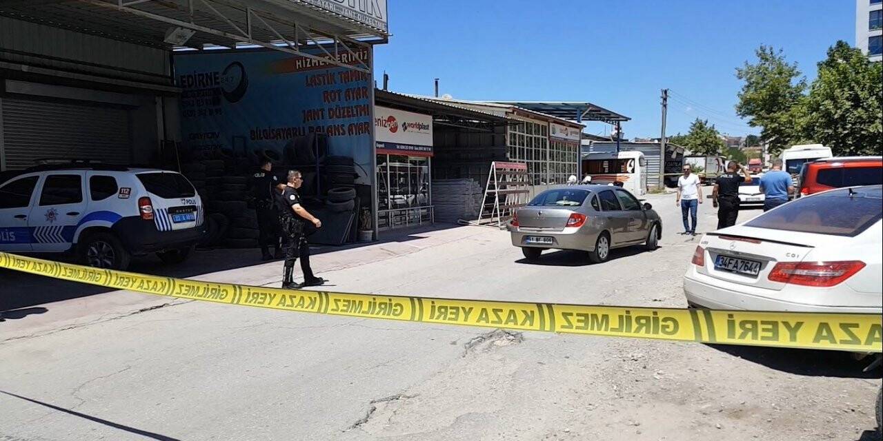 Edirne’de silahlı saldırıya uğrayan lastikçi yaralandı