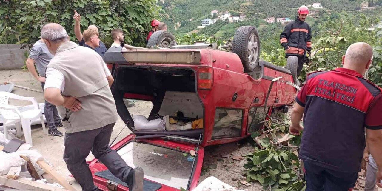 Eski belde belediye başkanı kaza yaptı