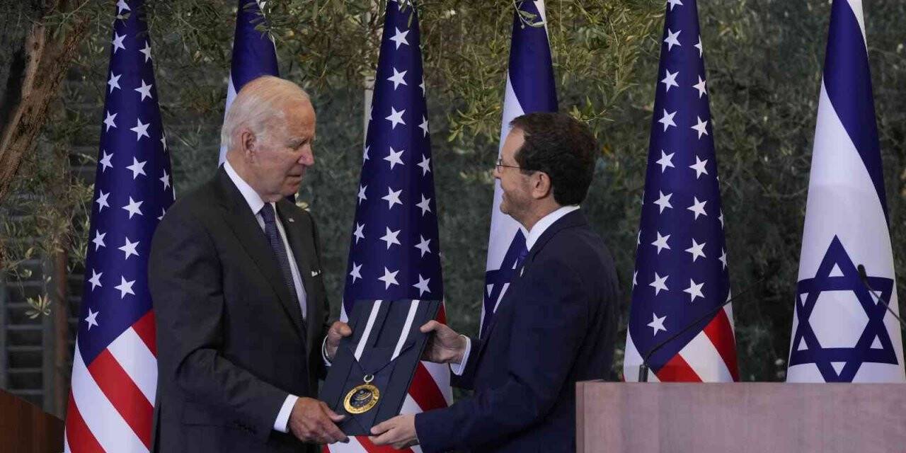 Biden, İsrail Cumhurbaşkanı Herzog ile bir araya geldi