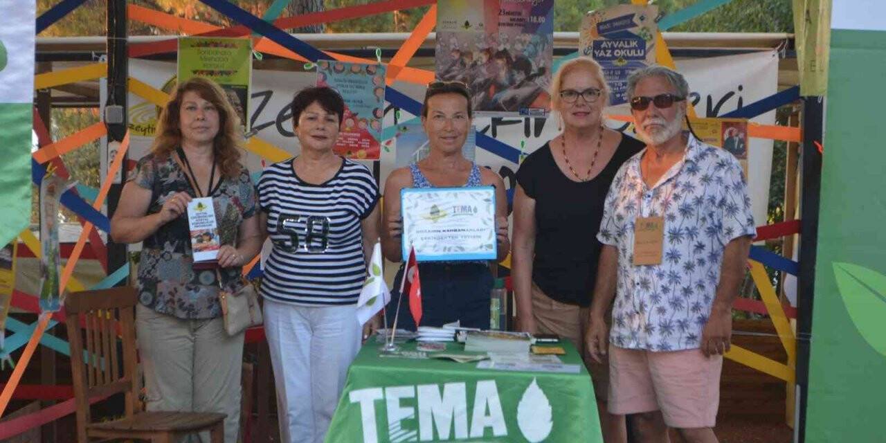 Ayvalık’ta Zeytin Çekirdekleri ile TEMA işbirliği