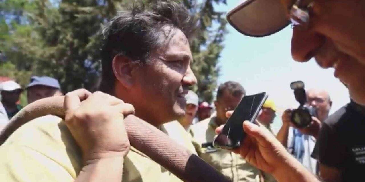 Cumhurbaşkanı Erdoğan’ın telefonu ile moral bulan orman işçileri: “Cumhurbaşkanımız gücümüze güç kattı”