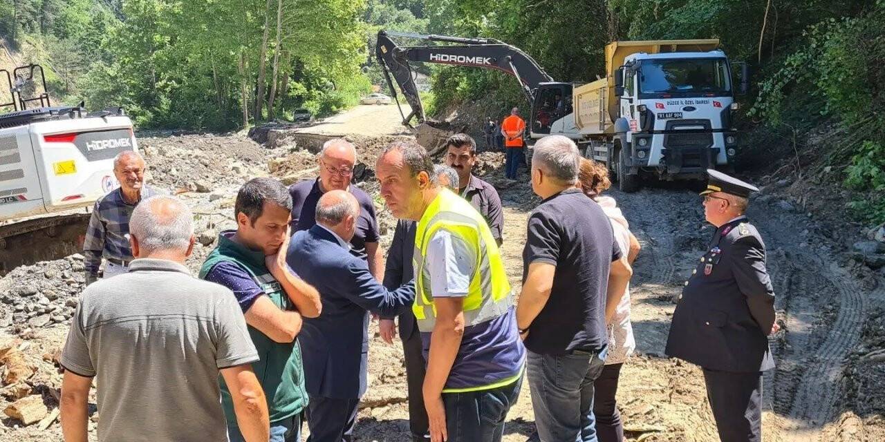 Düzce’de selin izleri siliniyor