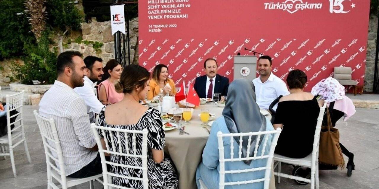 Vali Pehlivan, şehit aileleri ve gazilerle bir araya geldi